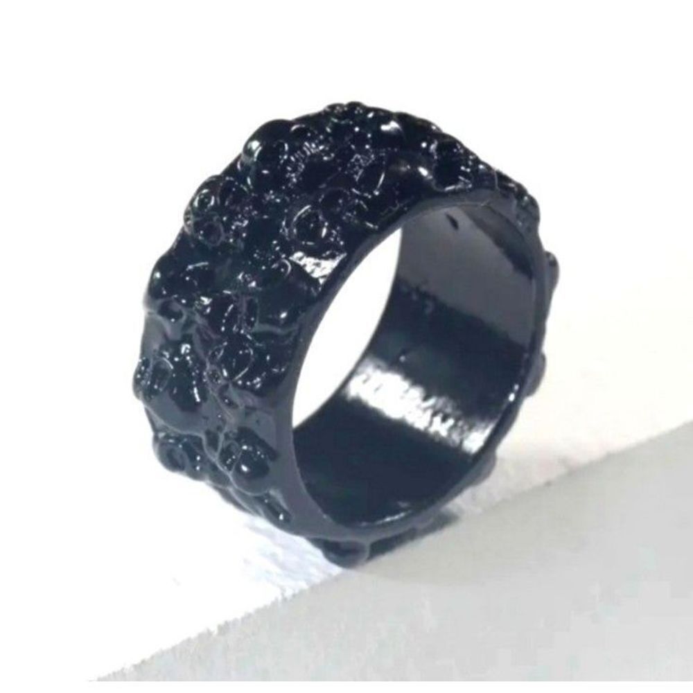 UNISEX Retro Punk skull ring sz 11